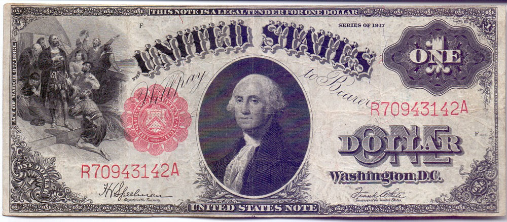 1 доллар, 1917 год