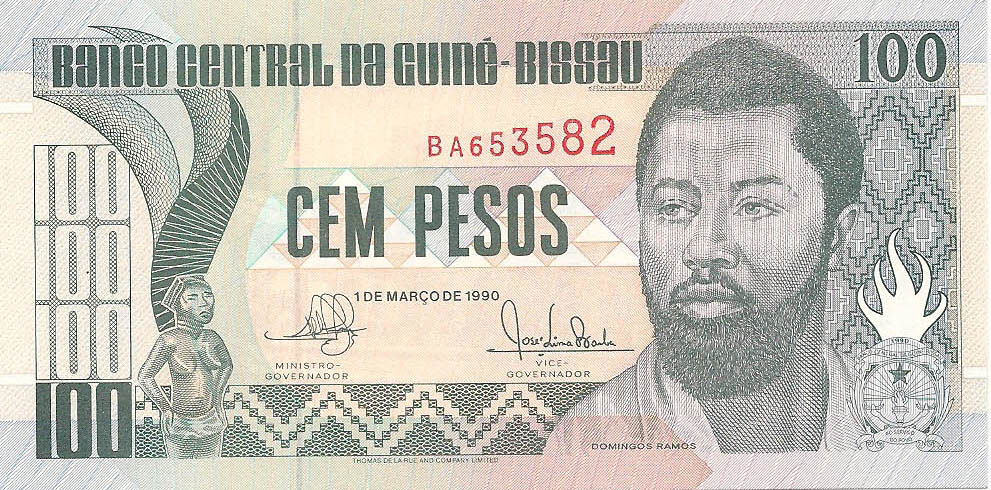 100 песо, 1990 год