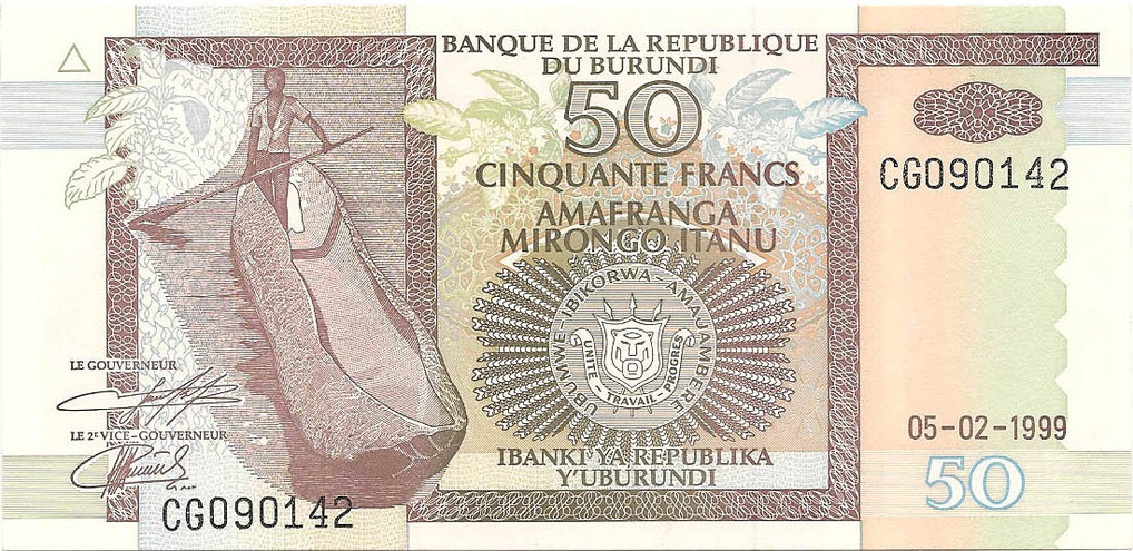 50 франков, 1999 год