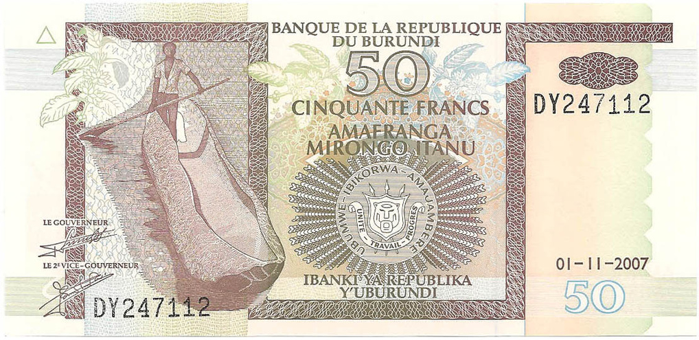 50 франков, 2007 год