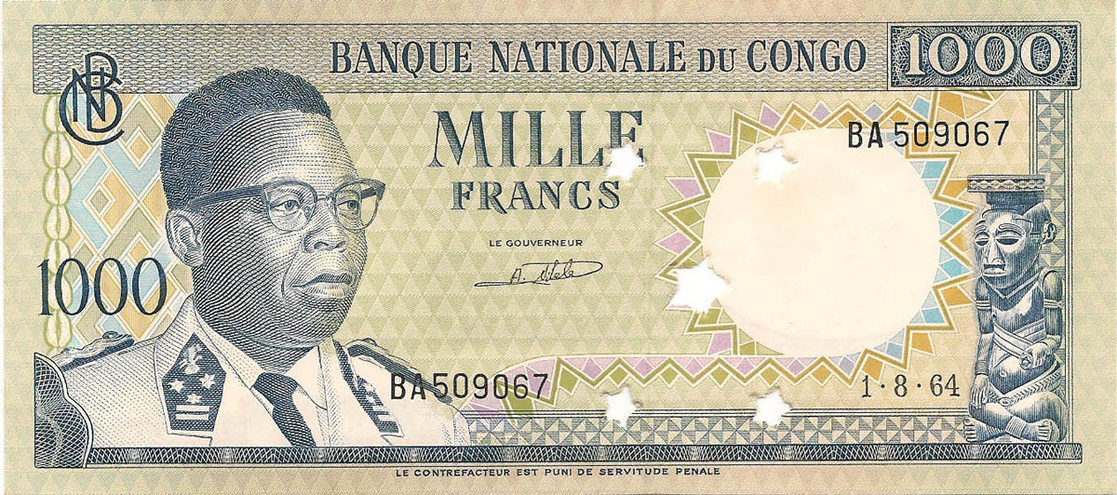 1000 франков, 1964 год