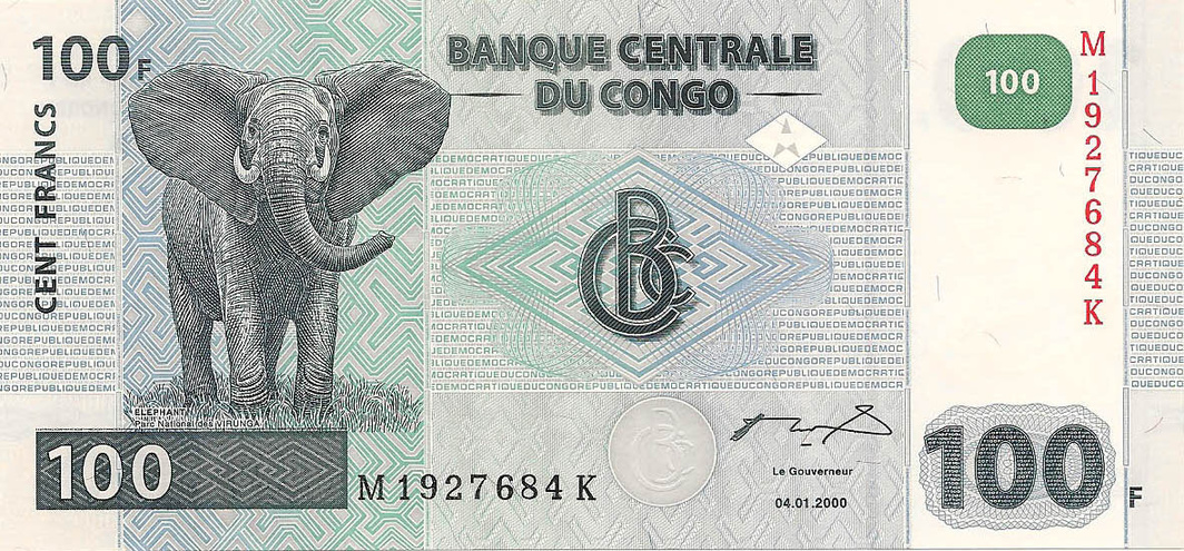 100 франков, 2000 год
