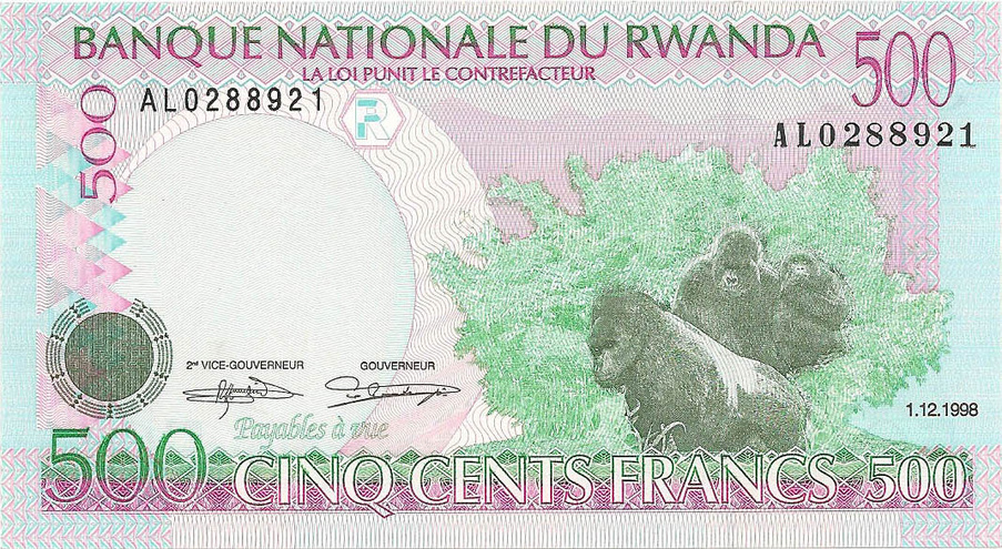 500 франков, 1998 год