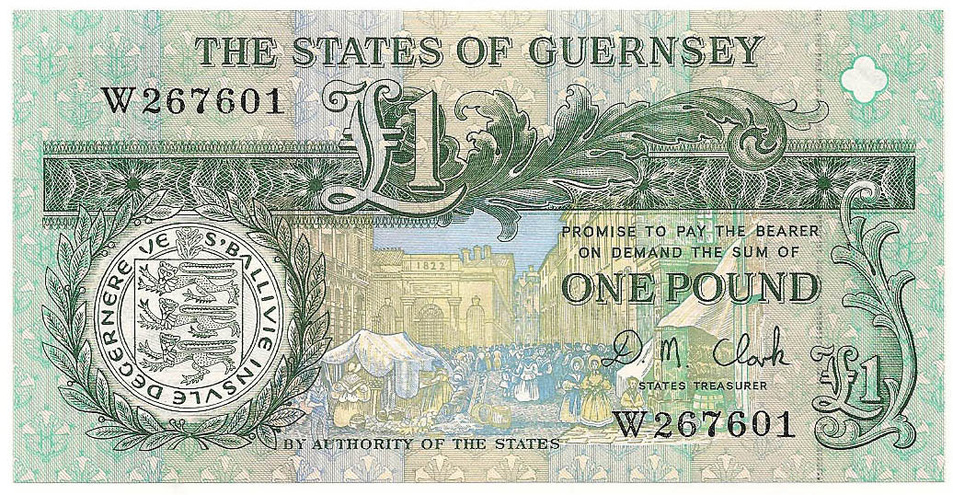 1 фунт, 1991 год UNC