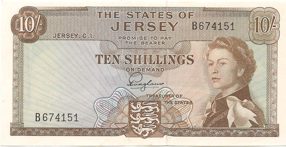 10 шиллингов, 1963 год
