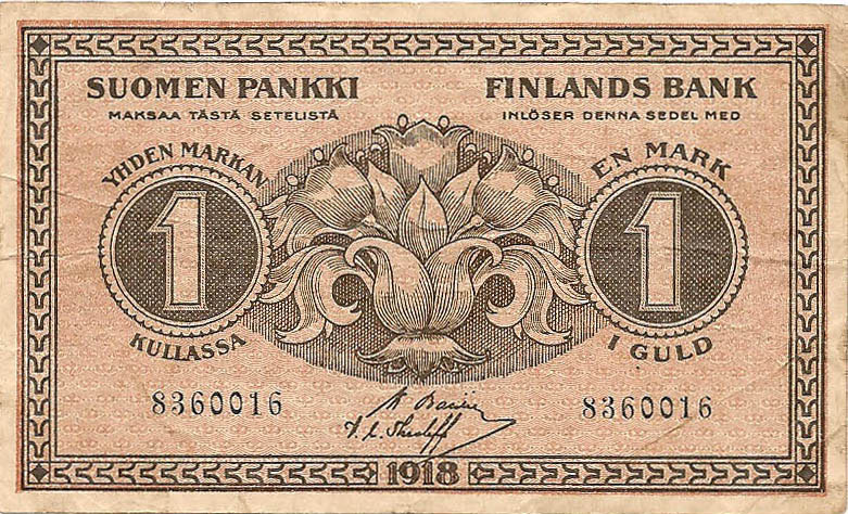 1 марка, 1918 год
