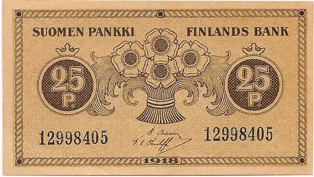 25 пенни, 1918 год