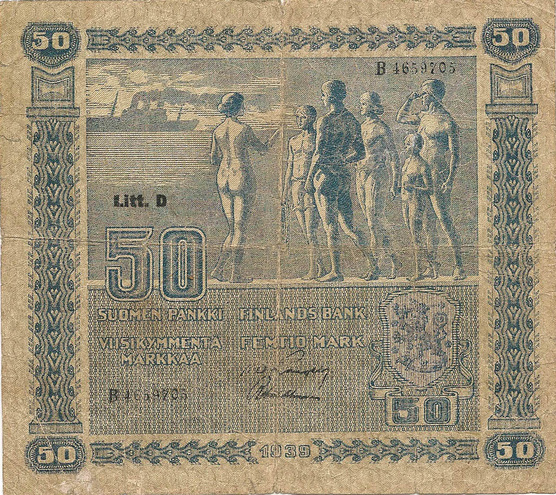50 марок, 1939 год (Litt.D)