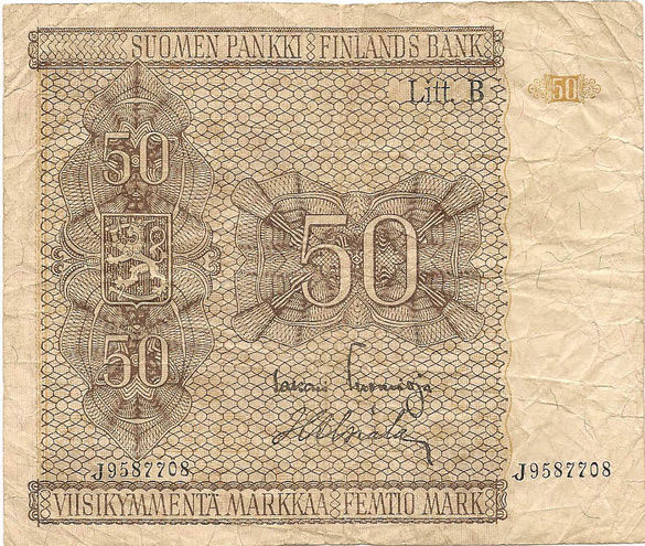 50 марок, 1945 год (Litt.B)
