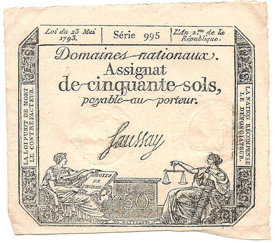 15 солей, 1793 год.