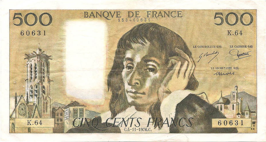 500 франков, 1976 год (2)