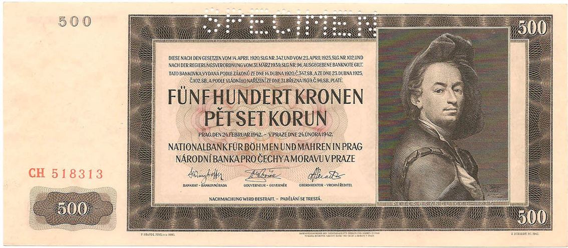 500 крон 1942 год - образец (3)