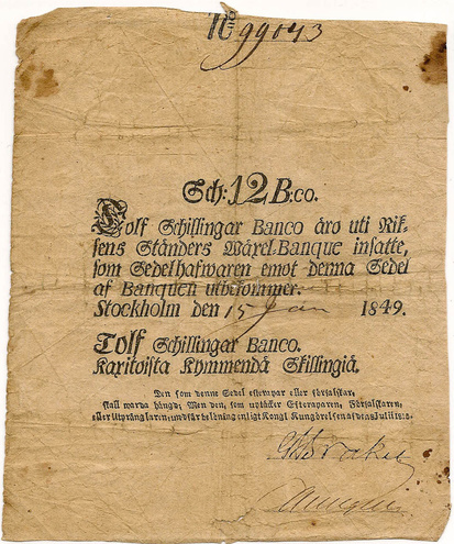 12 шиллингов, 1849 год