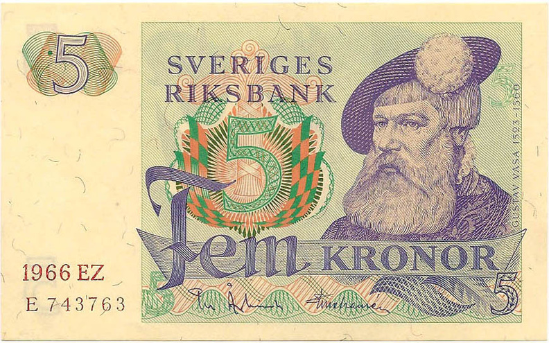 5 крон, 1966 год