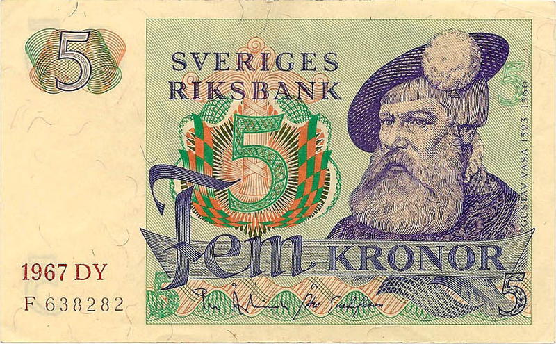 5 крон, 1967 год