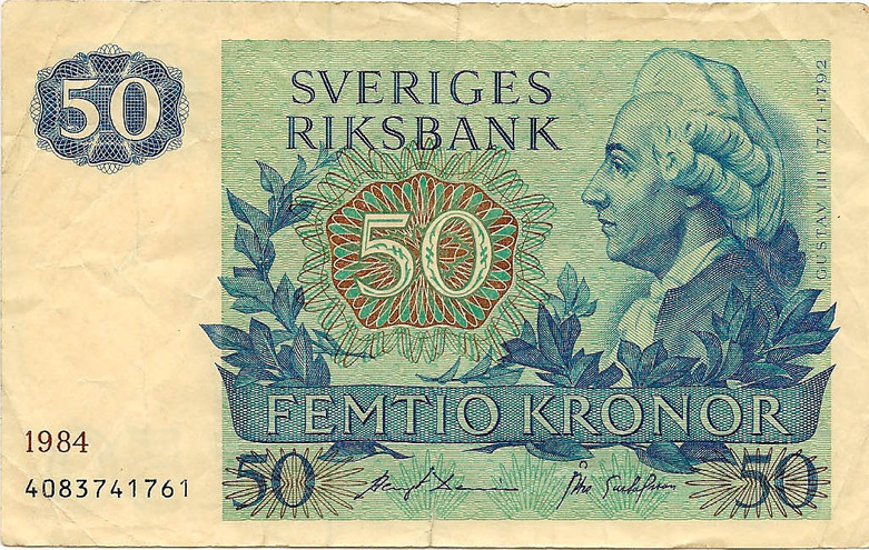 50 крон, 1984 год