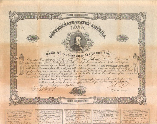 Заем Конфедерации 1862 год - США