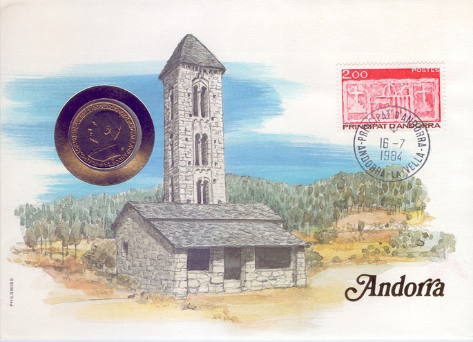 Андорра - 1 динер, 1983 год