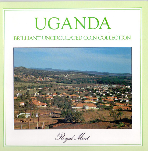 Уганда - набор разменных монет, 1987 год