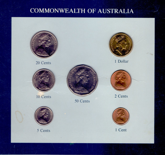 Австралия - набор разменных монет, 1984 год