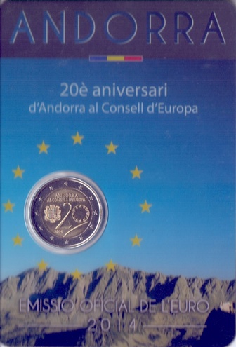 Андорра - 2 евро, 2014 год