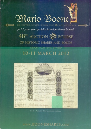 MARIO BOONE Каталог аукциона № 48 2012 год