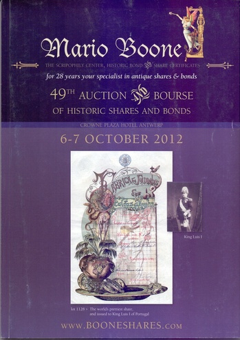 MARIO BOONE Каталог аукциона № 49 2012 год